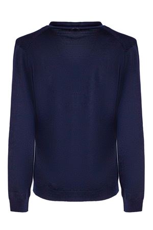 Blue virgin wool cardigan MAURO GRIFONI | GV110002120582